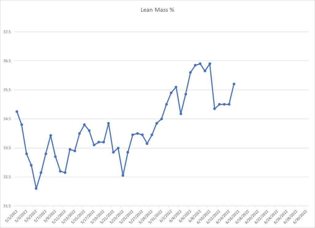 lean body percentage